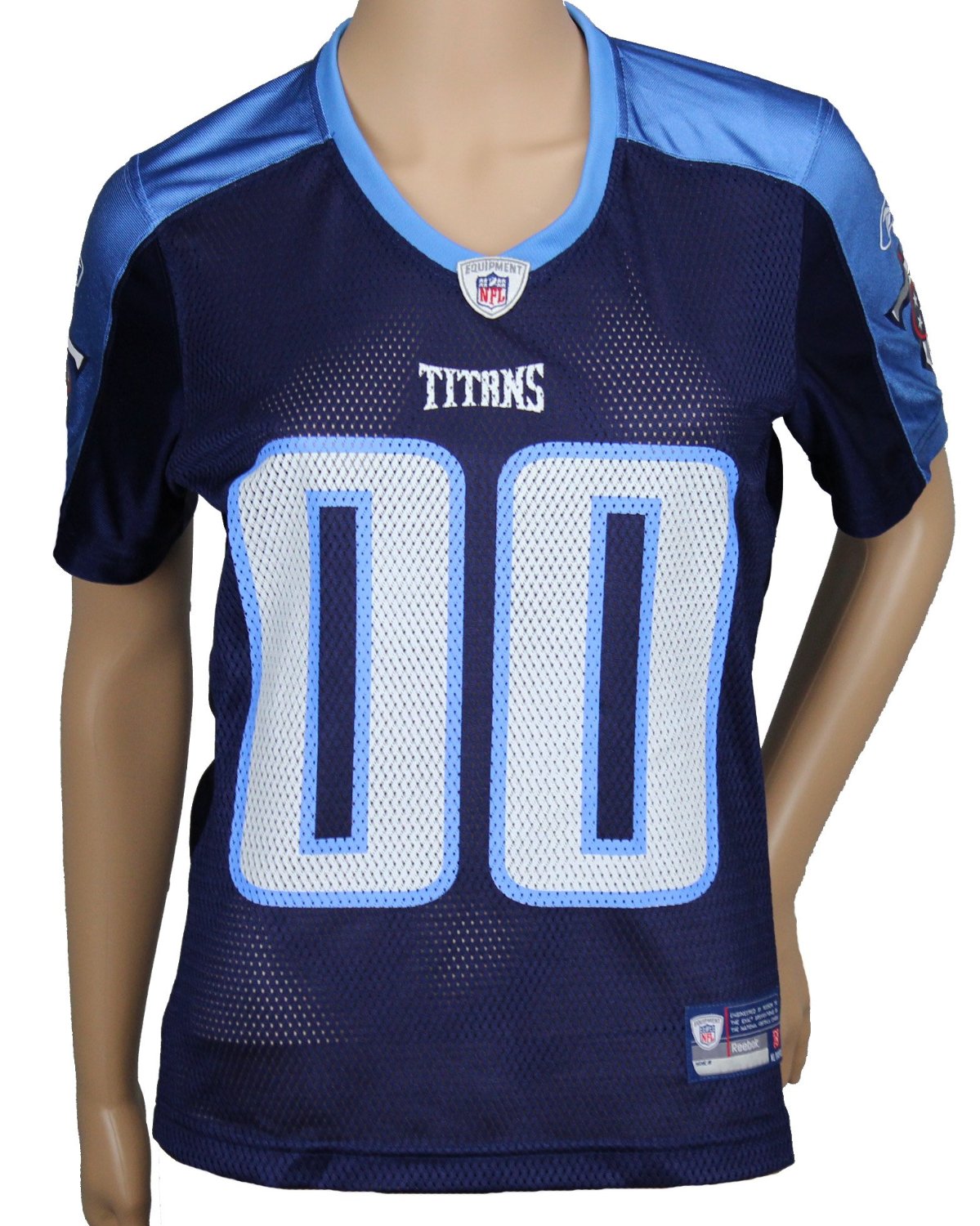 Reebok NFL Football Women\'s Tennessee Titans Team Replica Jersey - Navy ...