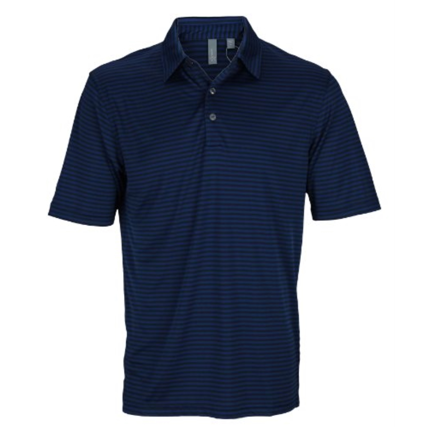 Ashworth Mens Performance Feed Stripe Polo Shirt eBay