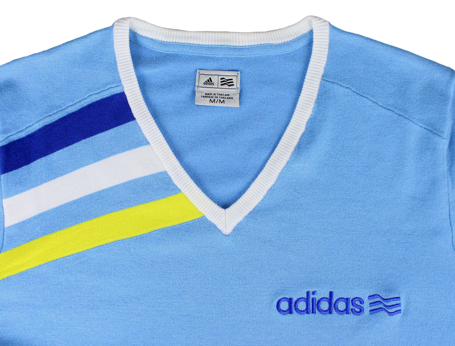 Adidas Mens Athletic Long Sleeve V-Neck Pullover Sweater | eBay