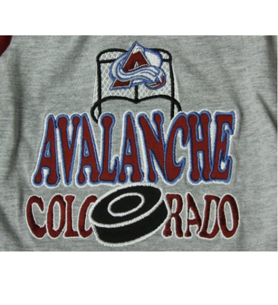 NHL Infant Colorado Avalanche Baby Short Sleeve Goalie Romper, Grey eBay