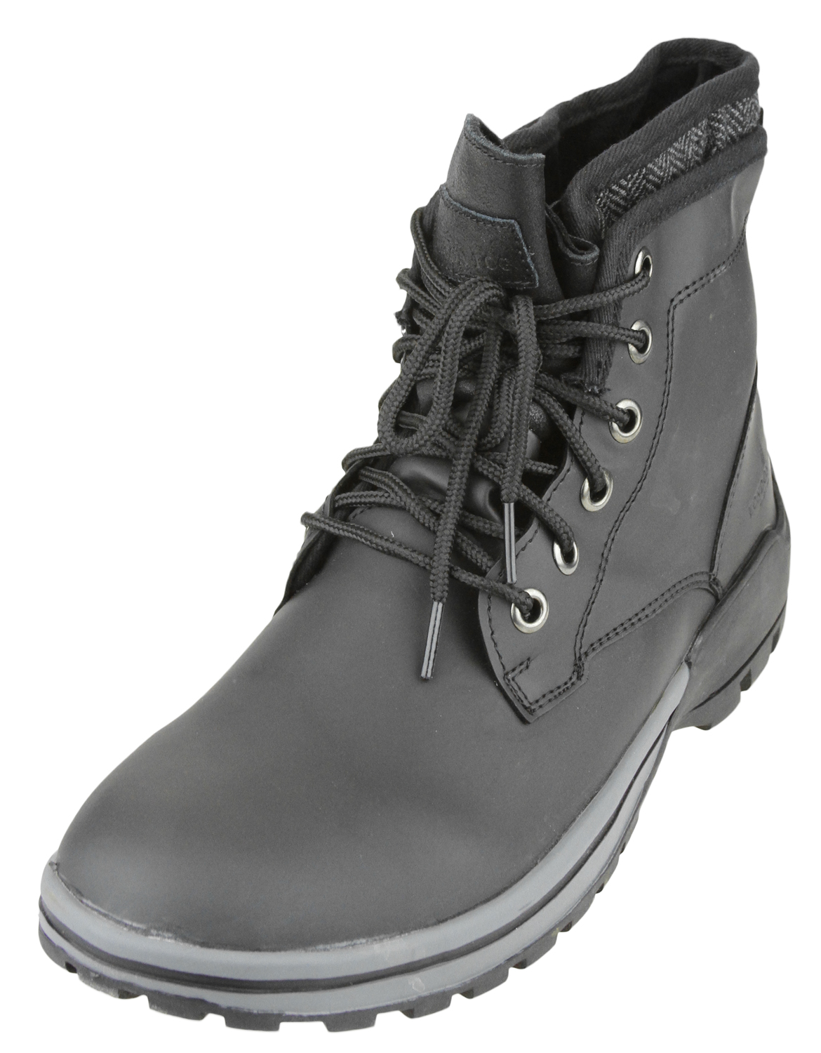 London Fog Men's Saul Leather Lace Up Water Resistant Winter Boots ...