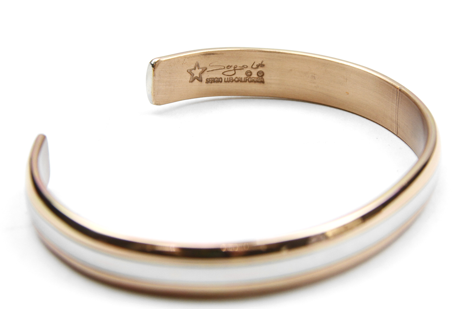 Sergio Lub California Copper Silver Cuff Bracelet | eBay