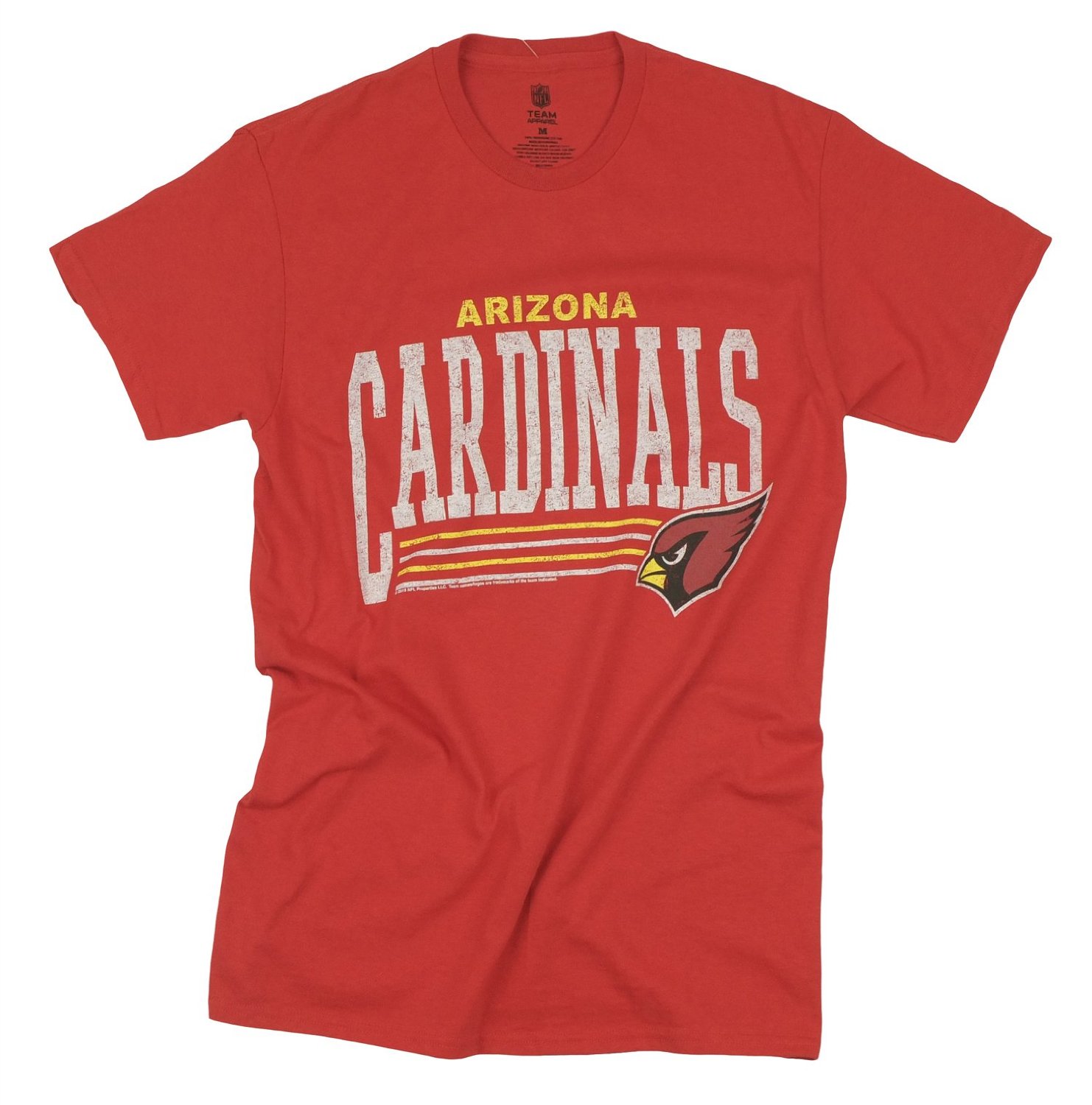 Arizona Cardinals NFL Football Men's Fundamentals Logo T-Shirt Tee Top ...