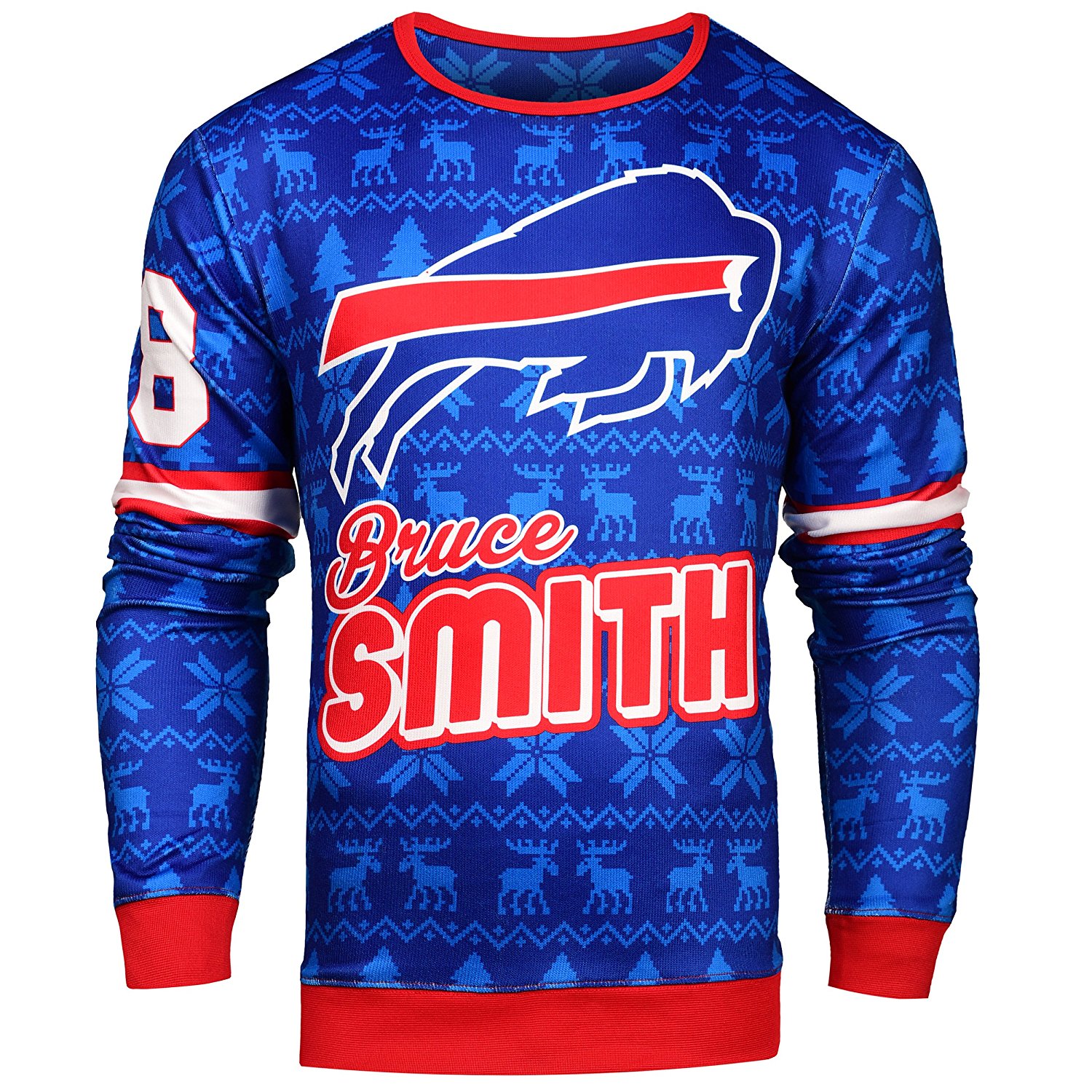 NFL Men's Buffalo Bills Bruce Smith #78 Retired Player Ugly Sweater | eBay