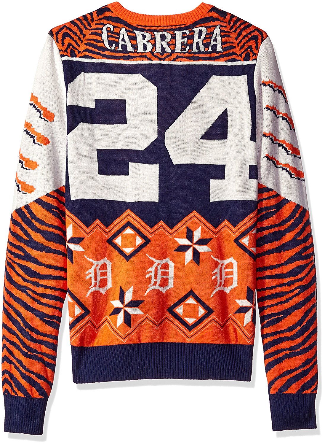 KLEW MLB Men's Detroit Tigers Miguel Cabrera #24 Ugly Sweater | eBay