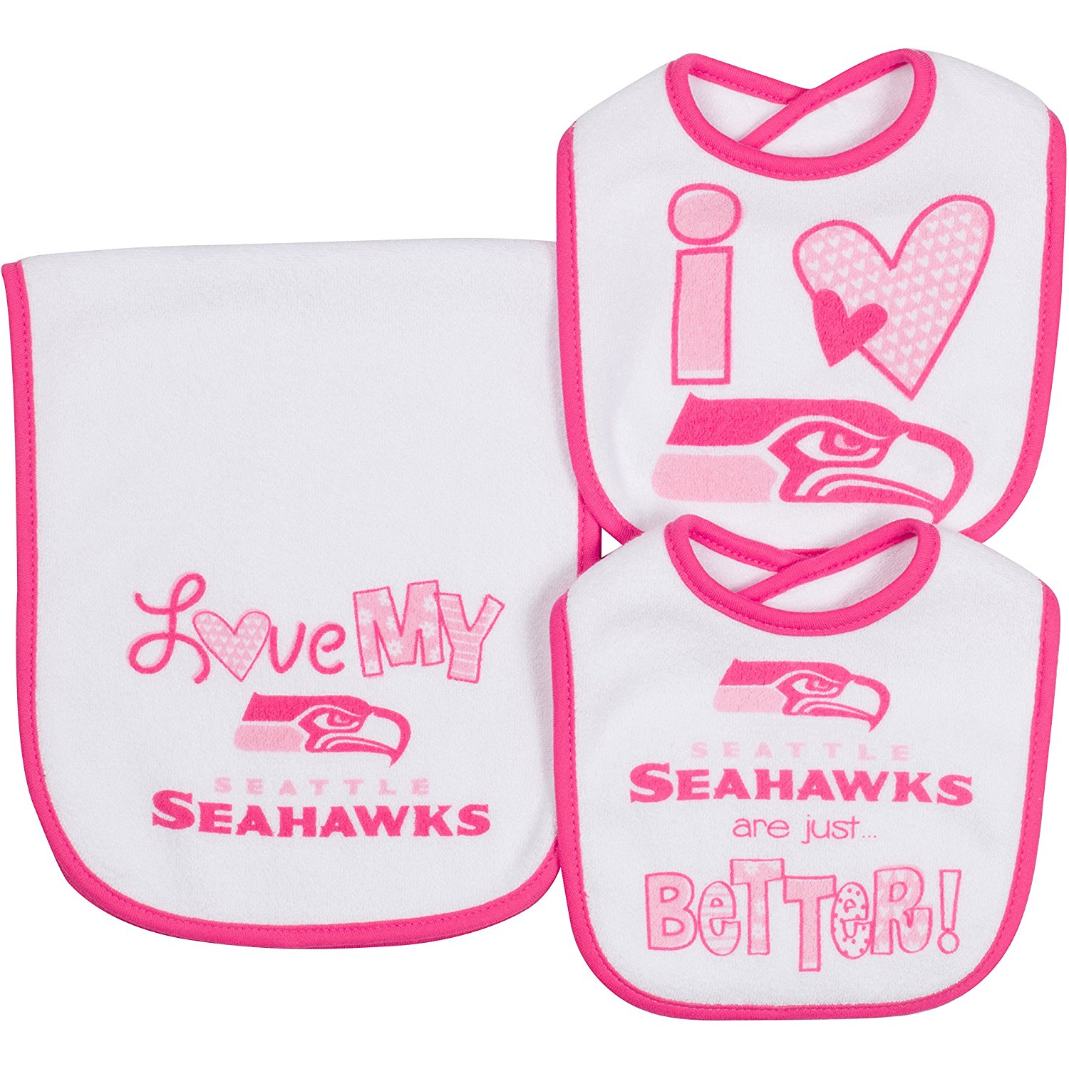 Gerber Seahawks Baby Bibs