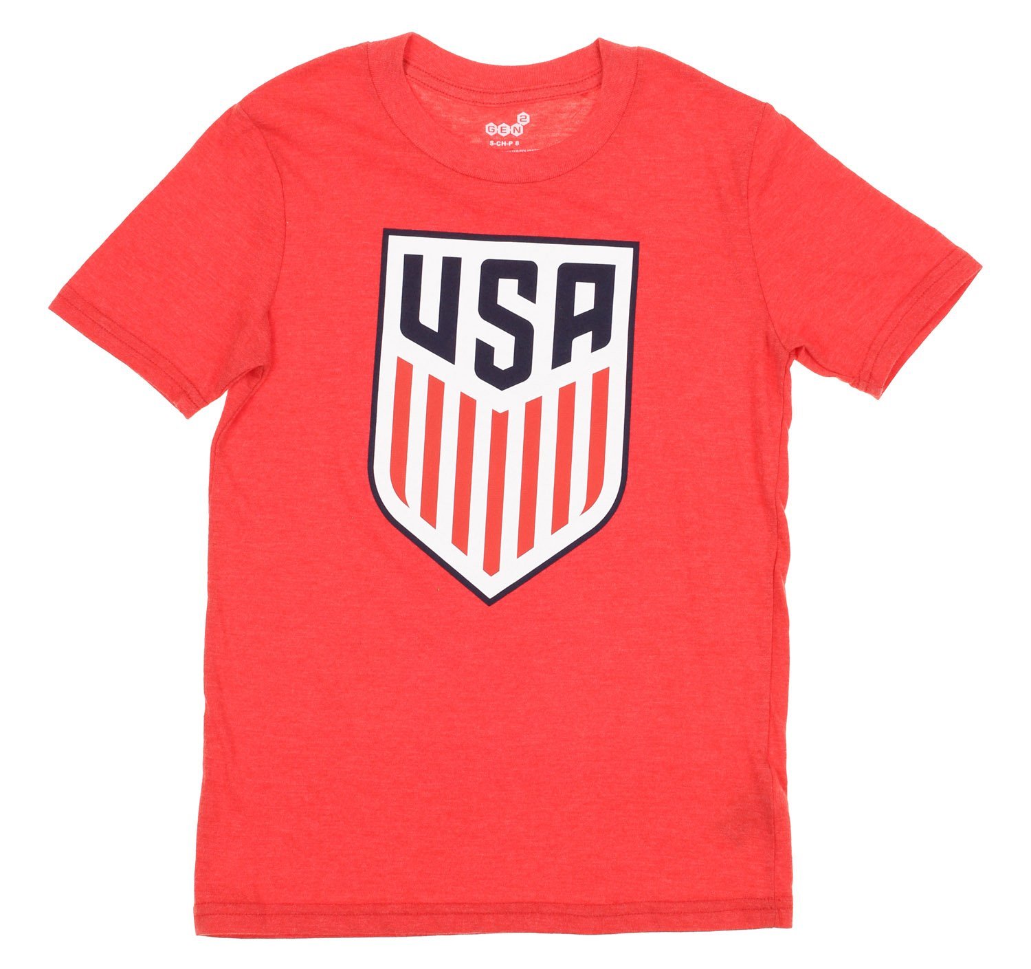 Gen 13 MLS U.S. Soccer Youth Primary Logo Tri-Blend Short Sleeve T ...