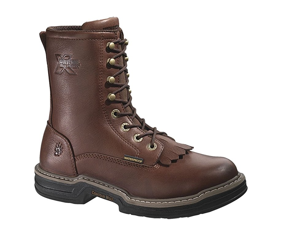 Wolverine Buccaneer Men's Waterproof Steel Toe EH Kiltie Lacer Work ...