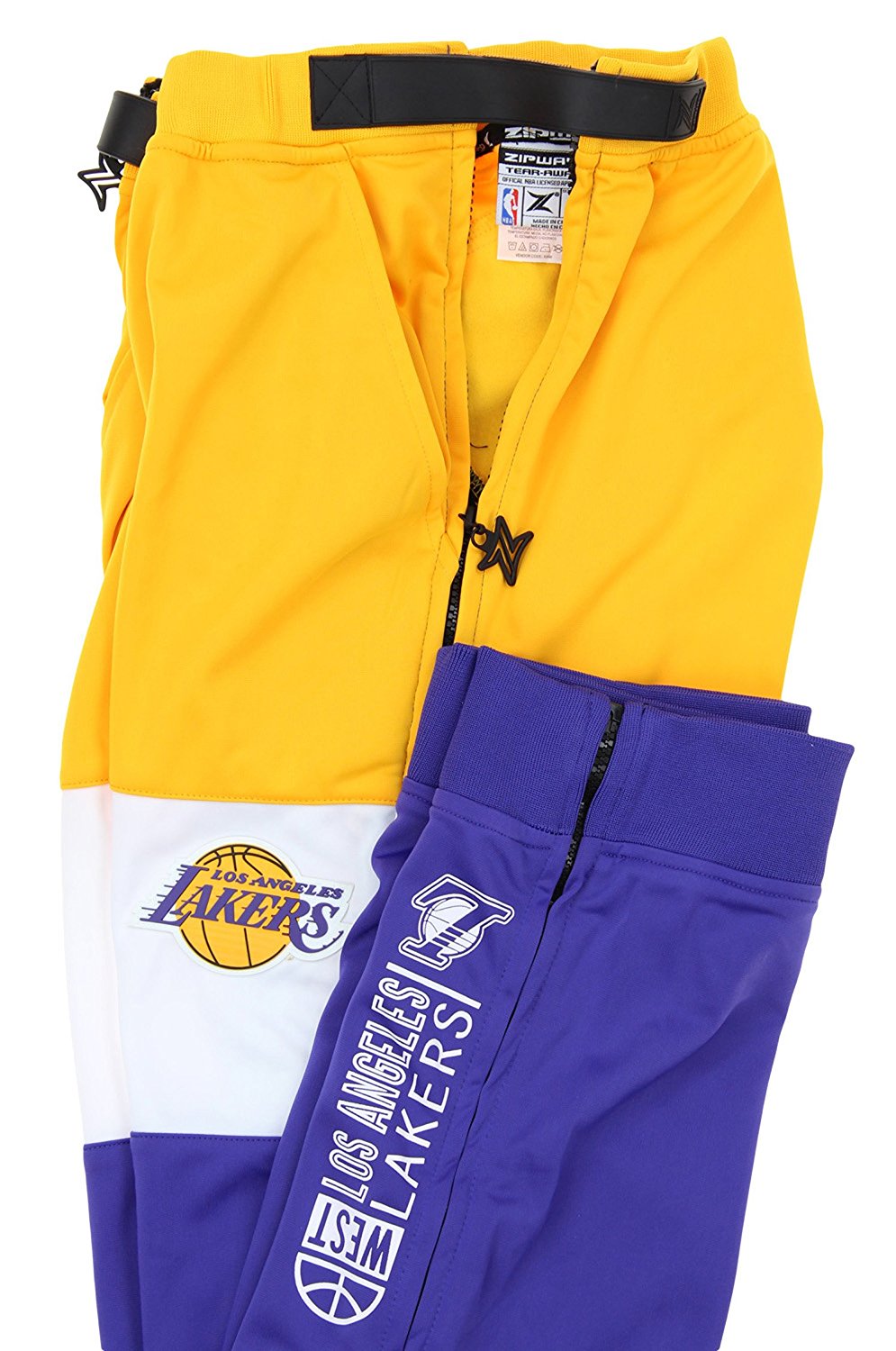 Zipway NBA Men'Los Angeles Lakers Stadium Sport Tear-Away Pants | eBay