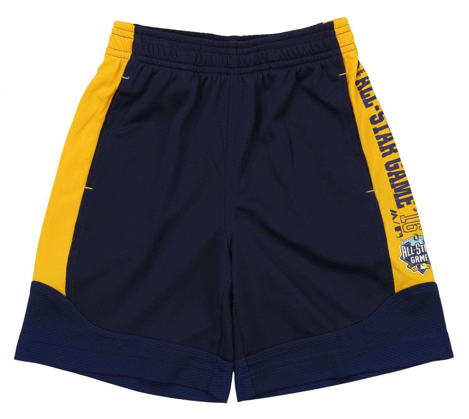 Majestic MLB Kids Allstar 2016 Game Defiant Performance Shorts, Navy | eBay