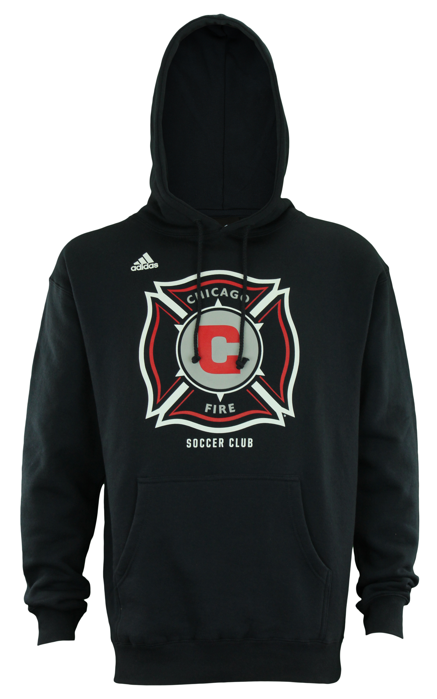 Adidas MLS Men's Chicago Fire Fleece Hoodie, Black | eBay