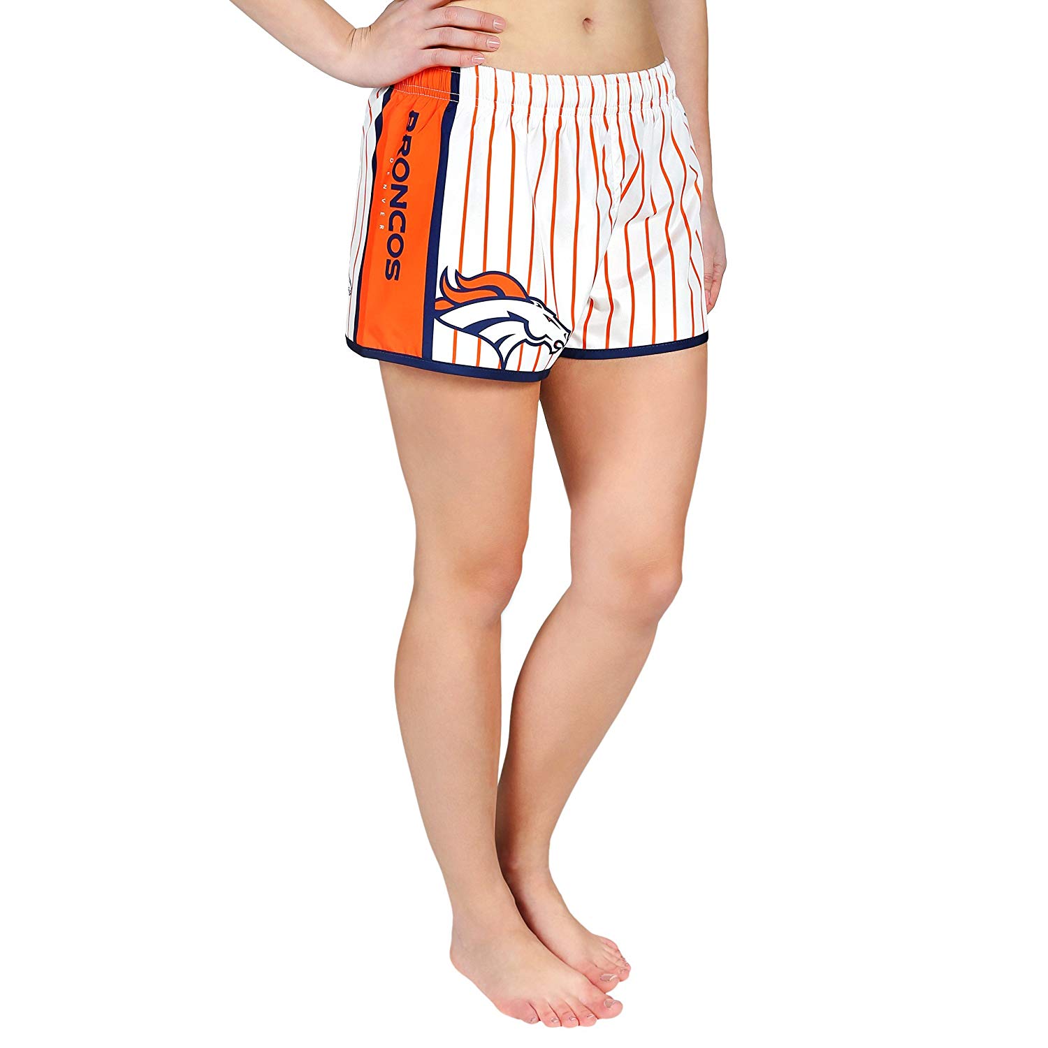 pink broncos shorts