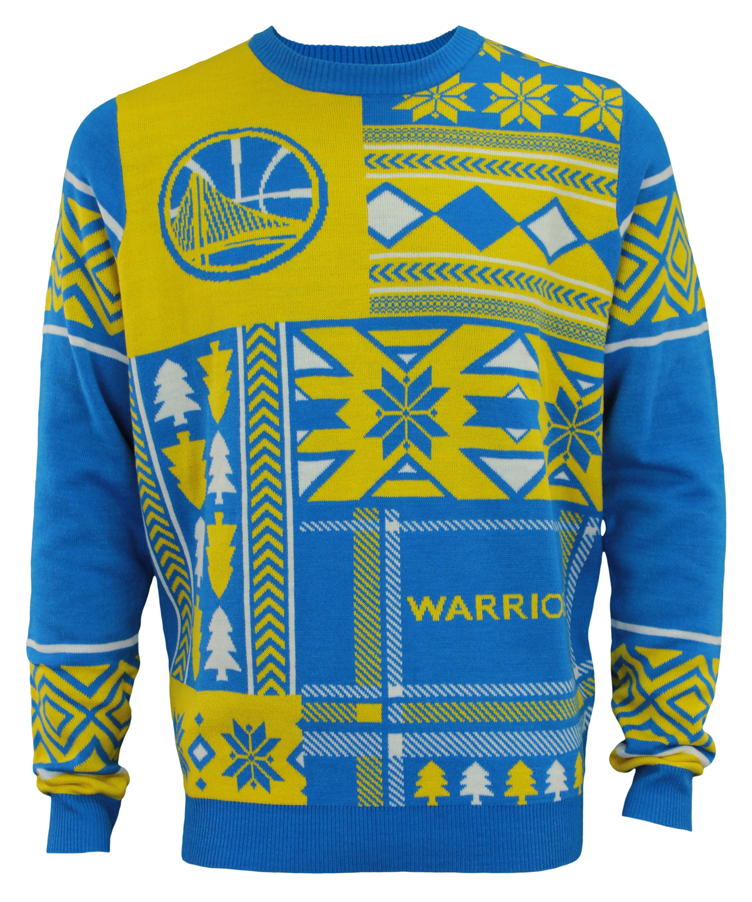 warriors ugly sweater