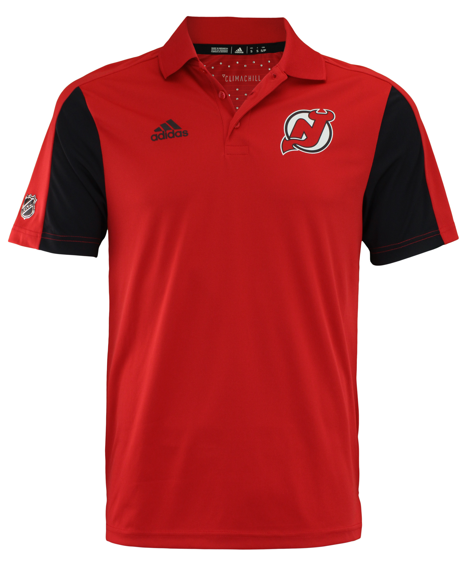 Adidas NHL Men's New Jersey Devils 2017 Authentic Game Day Polo Shirt ...