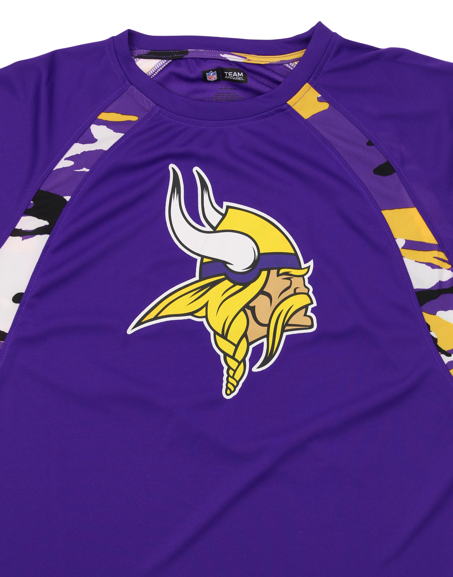 Zubaz NFL Men's Minnesota Vikings Camo Solid T-Shirt | eBay