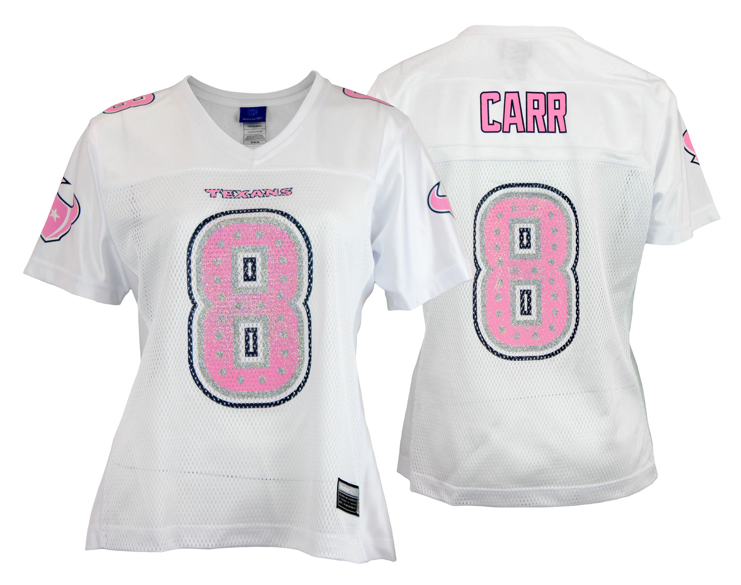 womens pink texans jersey