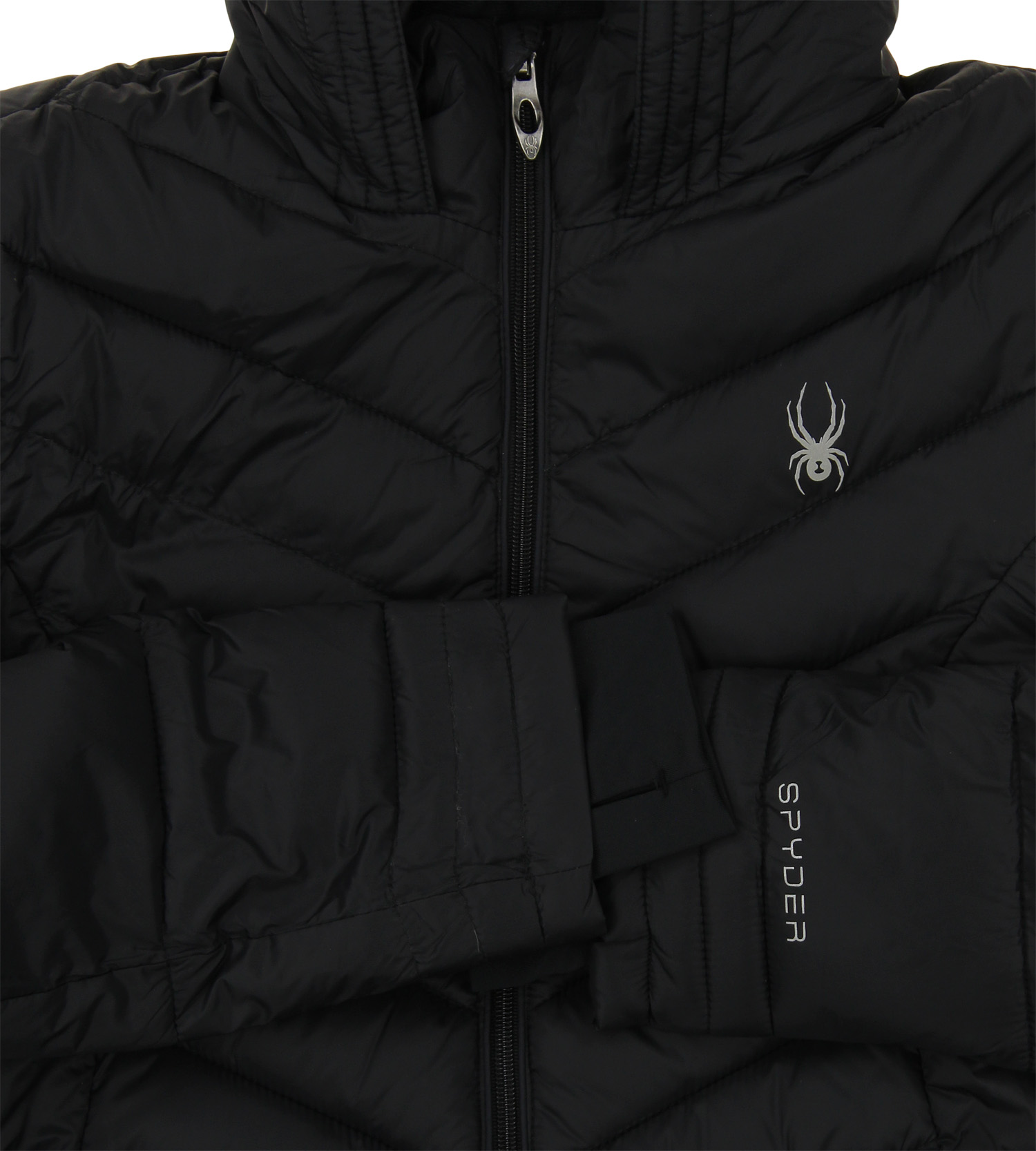 Spyder Women's Boundless Long Puffer Jacket, Black | eBay