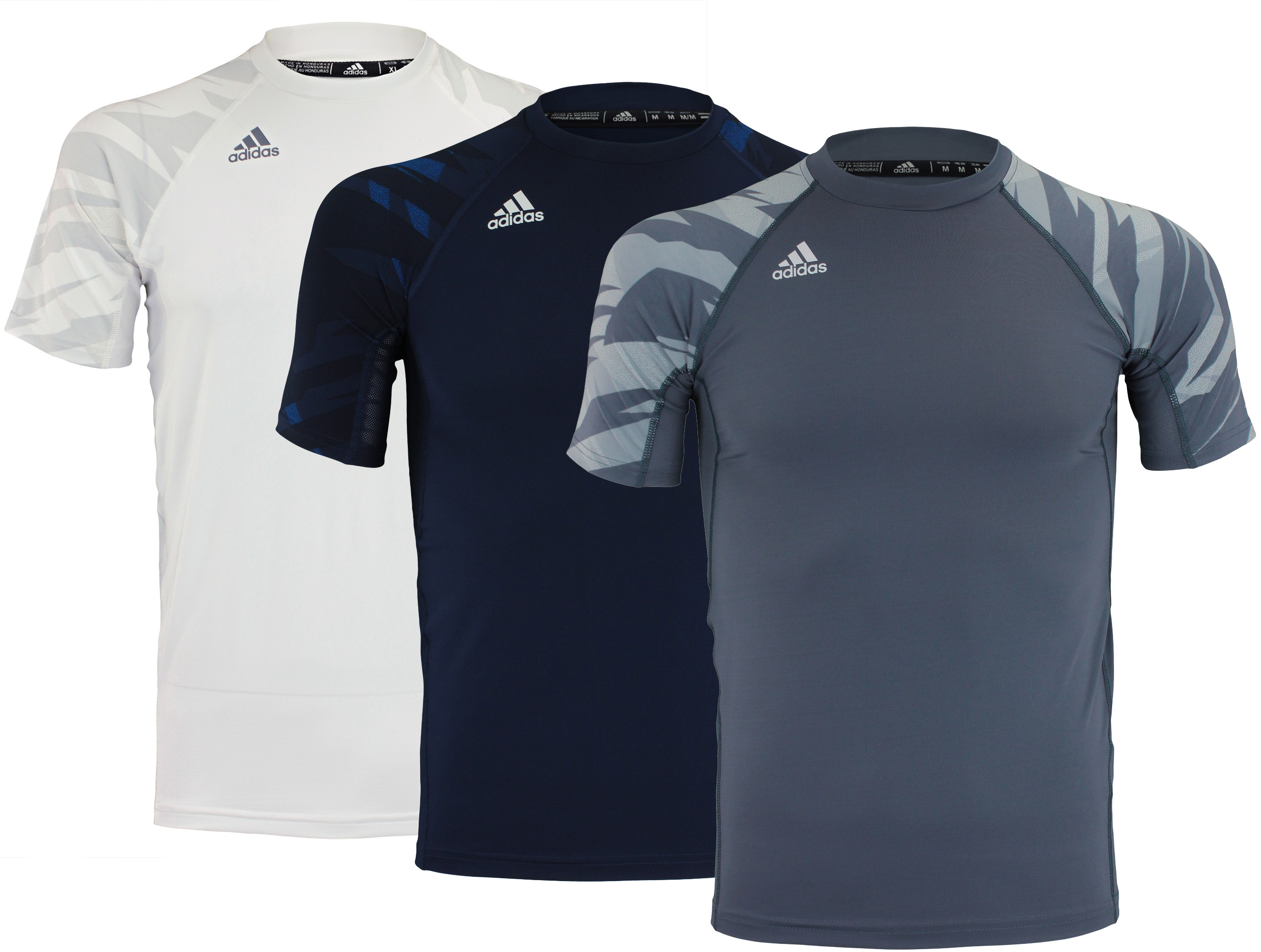 Adidas Men's Team Techfit Short Sleeve Shirt, Color Options | eBay