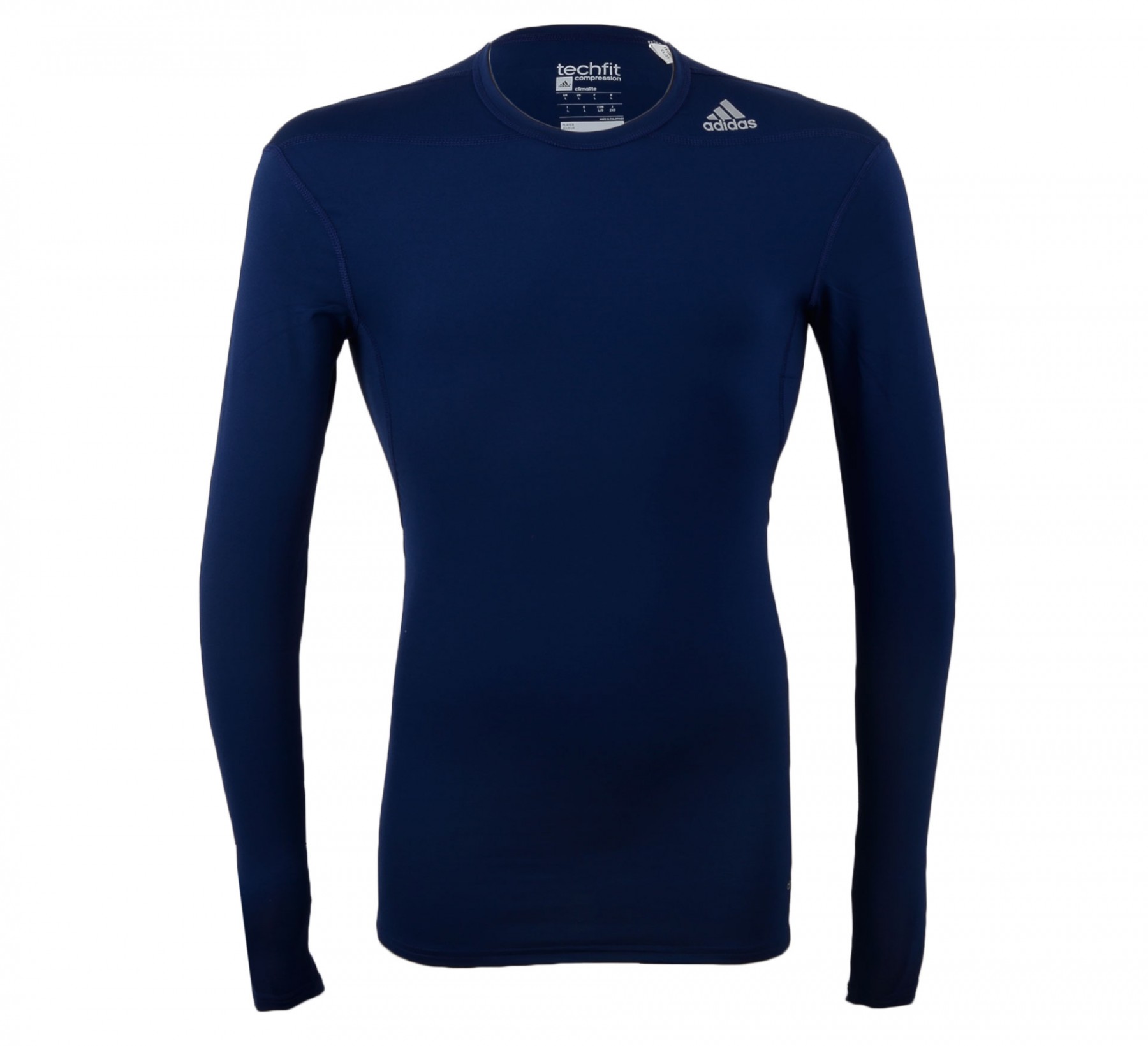 Adidas men's techfit compression long sleeve shirt Clearance