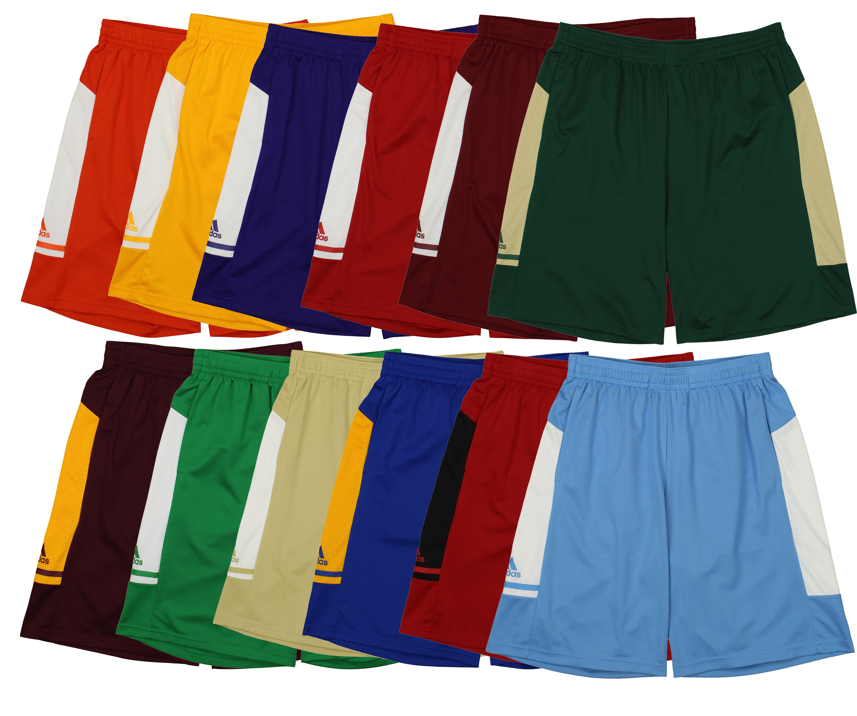 adidas colorful shorts