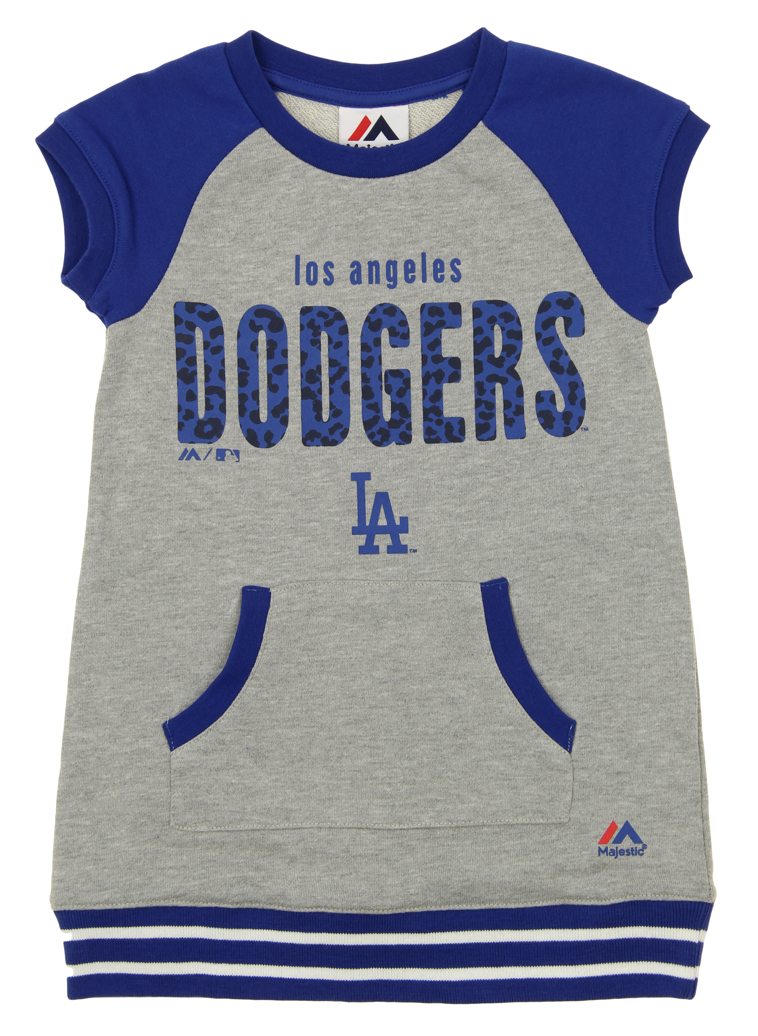 Majestic MLB Little Girls Los Angeles Dodgers Great Catch Hoodie and Pant Set