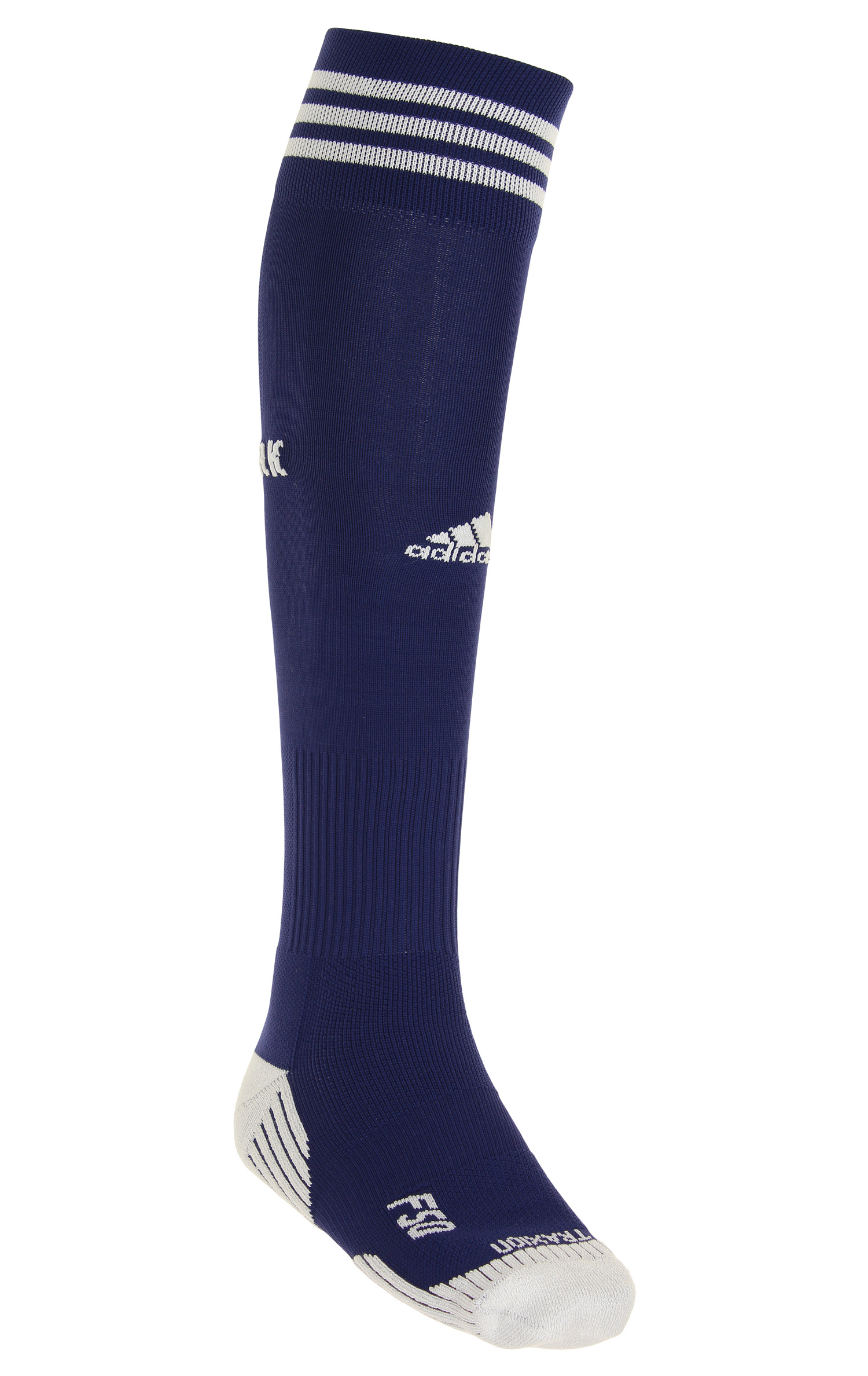 Adidas MLS New York Red Bull Classic Cushioned Soccer Socks, Navy/White