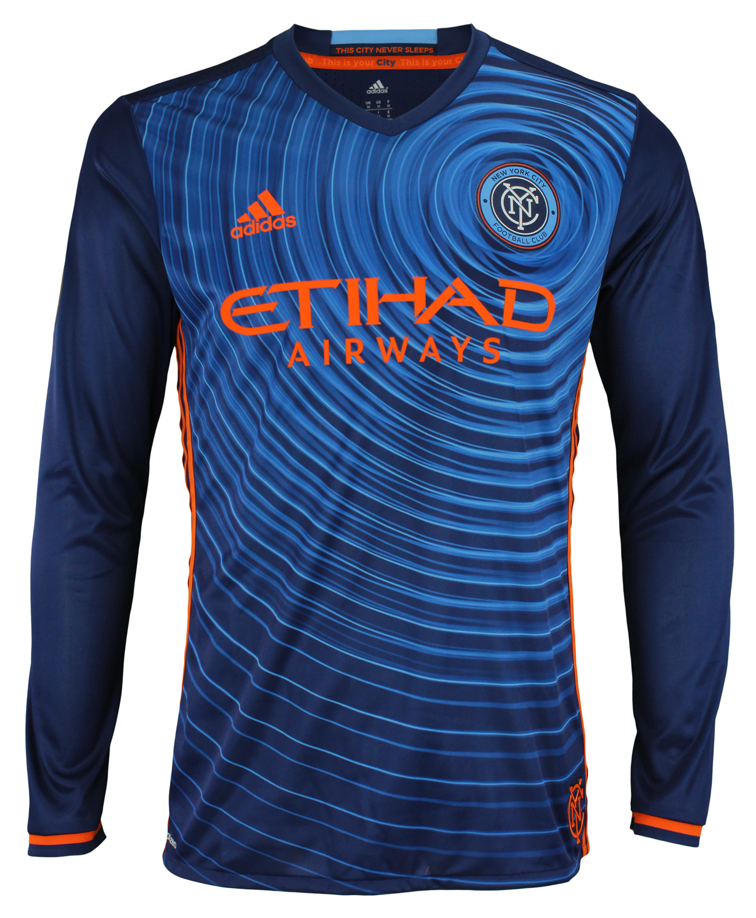 nycfc long sleeve jersey