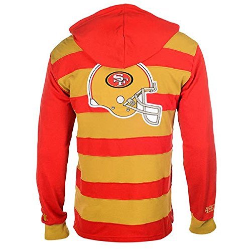 KLEW Men's NFL San Francisco 49ers Cotton Rugby Hoodie Shirt | eBay
