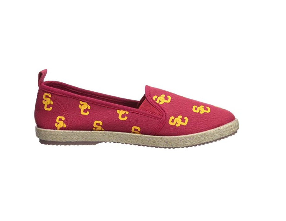 FOCO NCAA Women's USC Trojans Espadrille Canvas Slip On Shoe | eBay