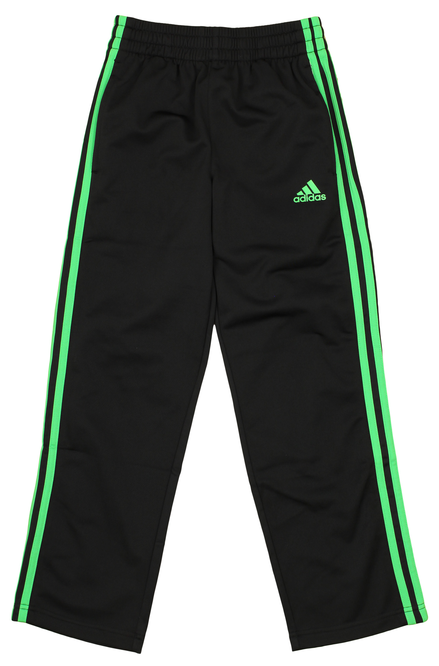 Adidas Youth Designator Track Pants, Black / Lime Green | eBay