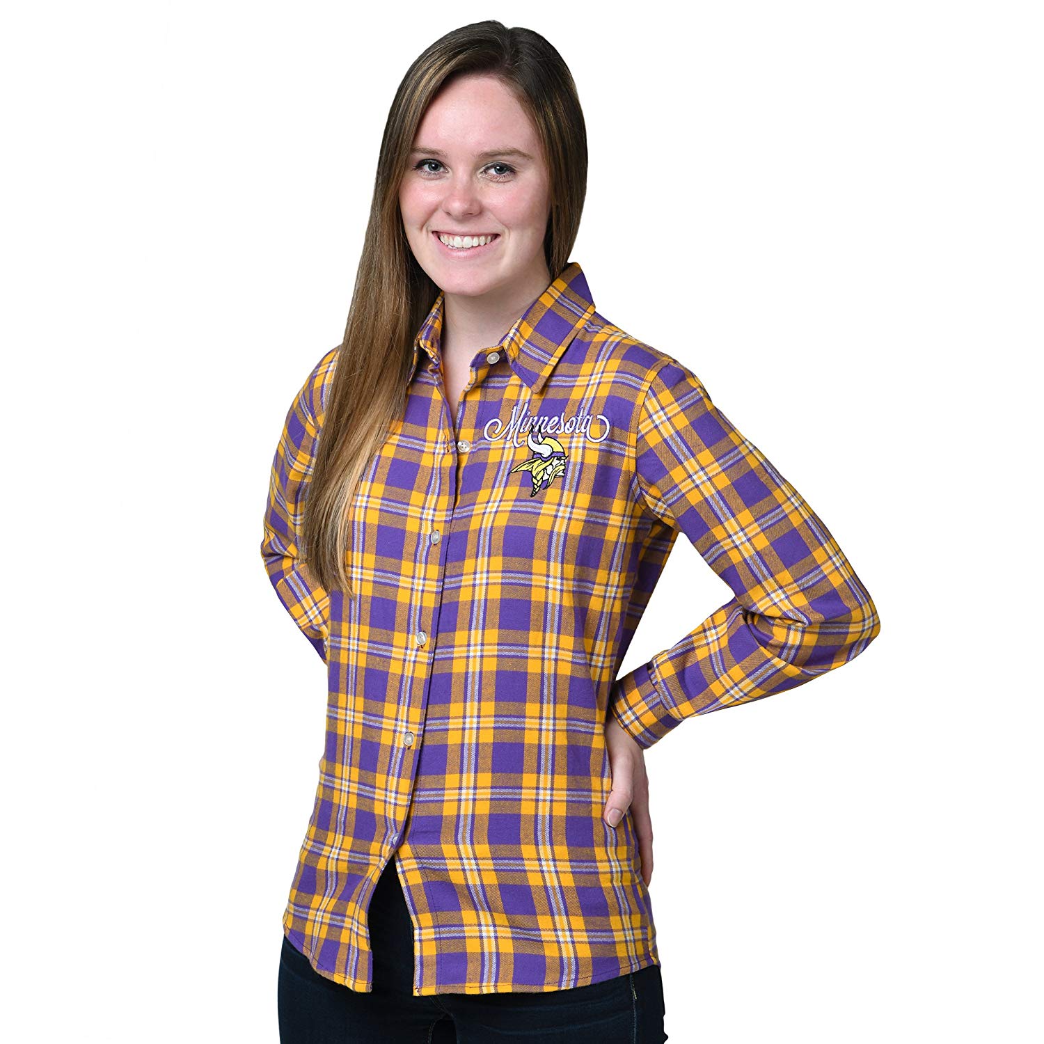 vikings flannel shirt