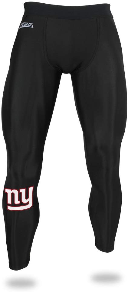 Zubaz NFL Men/'s Los Angeles Rams Active Performance Compression Black Leggings