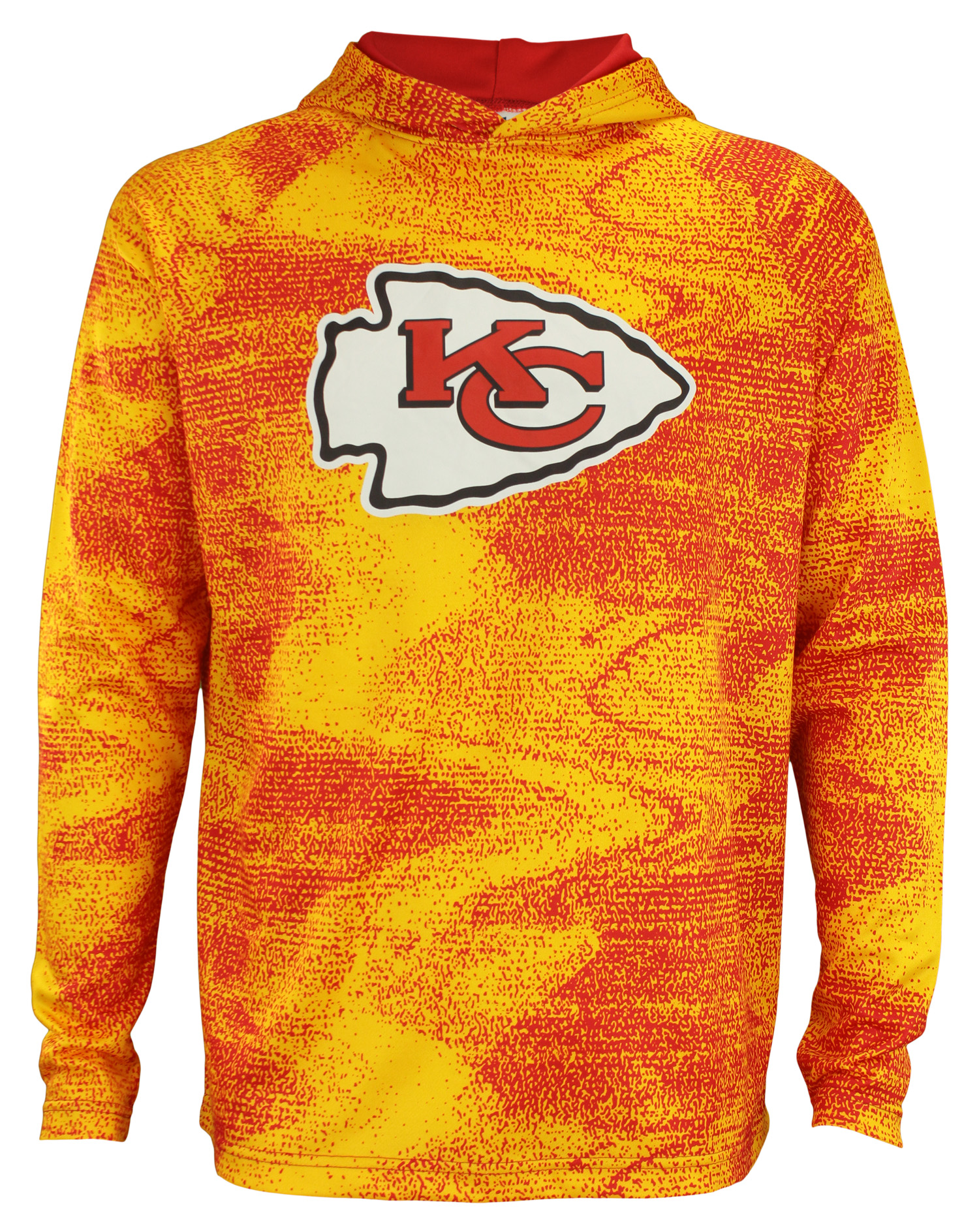 Zubaz NFL Kansas City Chiefs Men's Static Body Lightweight French Terry