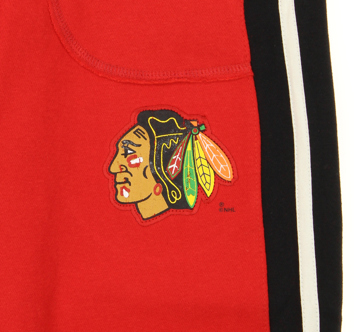 CCM NHL Hockey Boys Youth Chicago Blackhawks Vintage Fleece Pants, Red ...