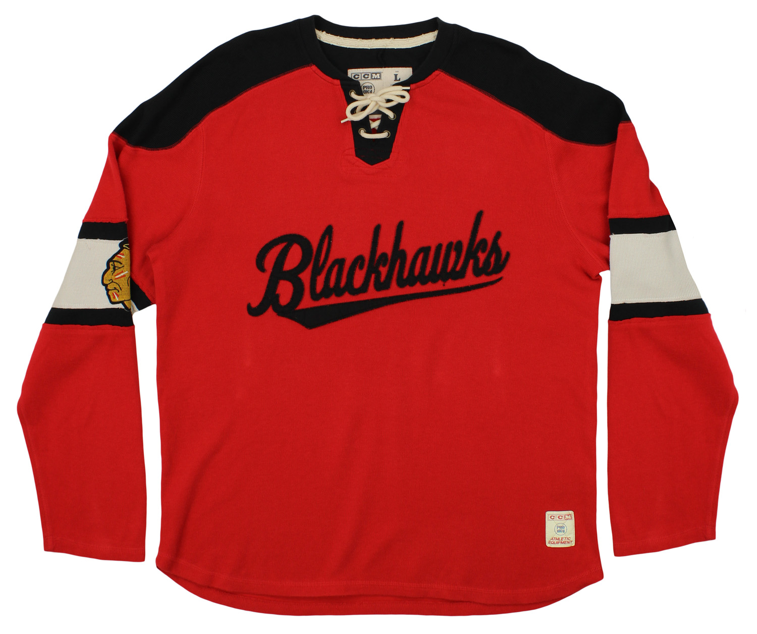 chicago blackhawks vintage knit sweater jersey