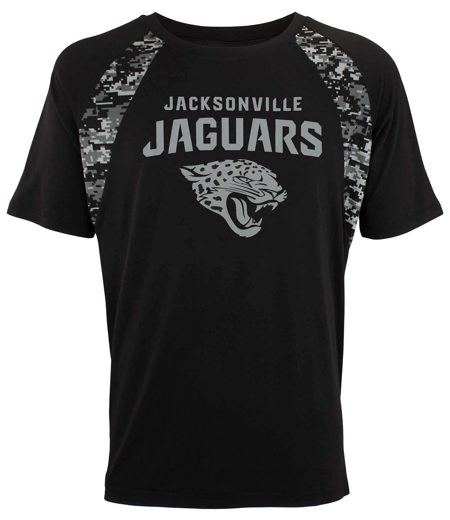 Zubaz NFL Football Men's Jacksonville Jaguars Digi Tonal Camo Raglan T ...