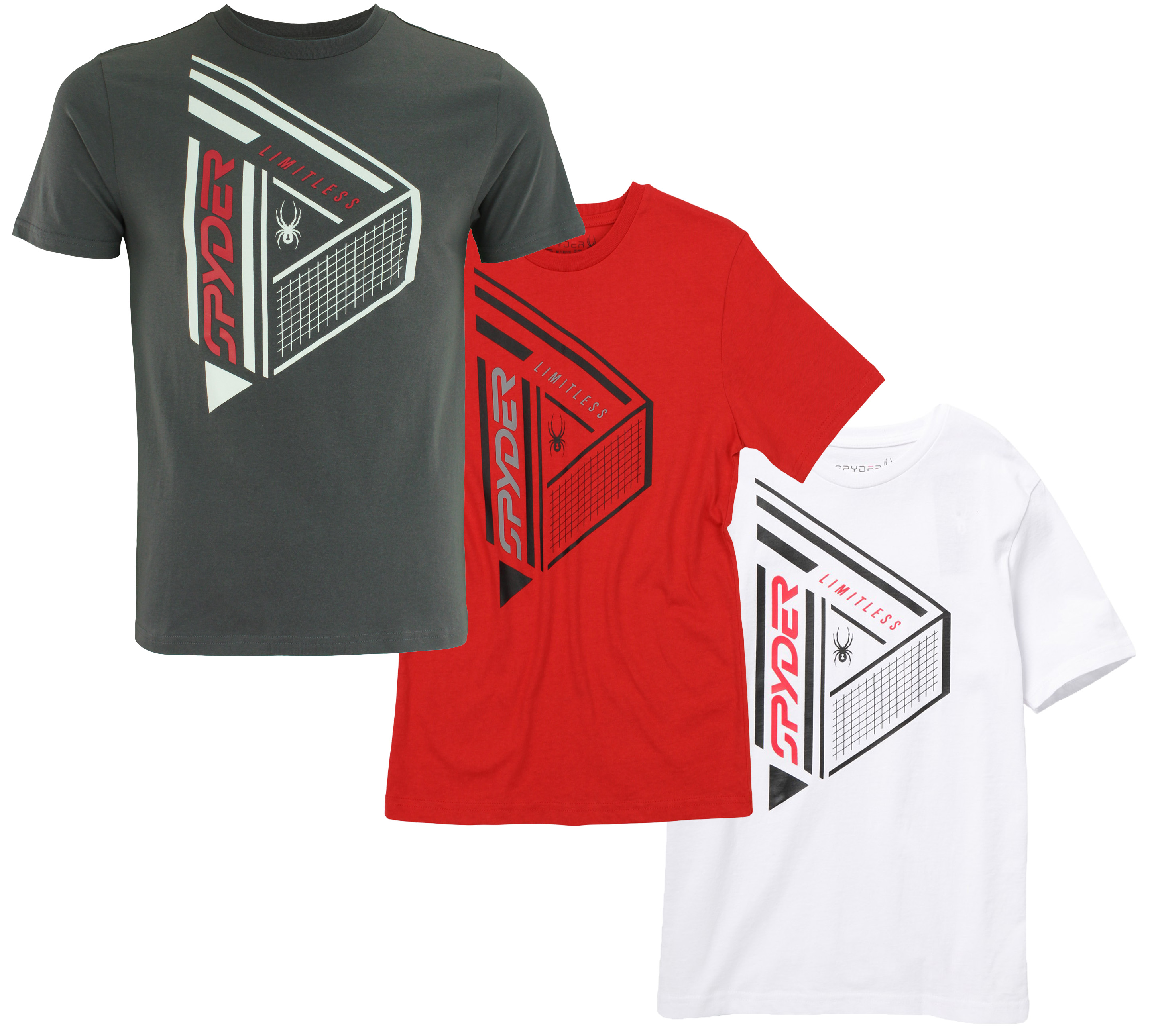 Spyder Men's Athletic Short Sleeve Graphic Cotton T-Shirt