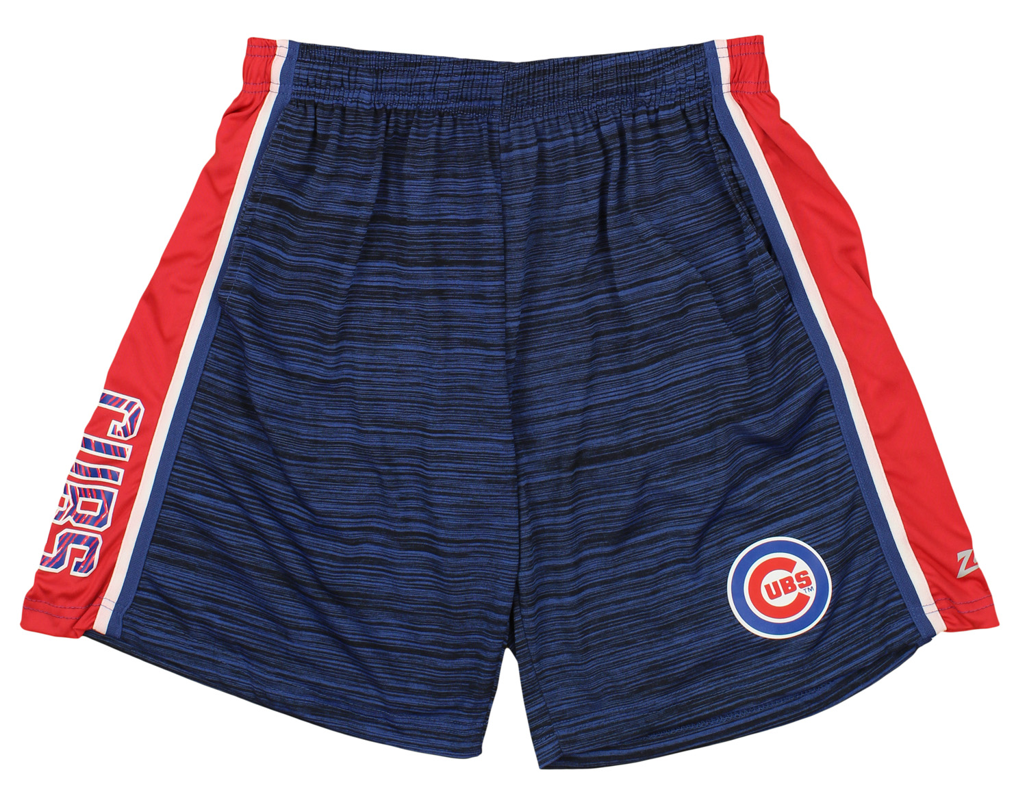 Zubaz Mlb Baseball Mens Chicago Cubs Space Dye Solid Stripe Shorts Ebay