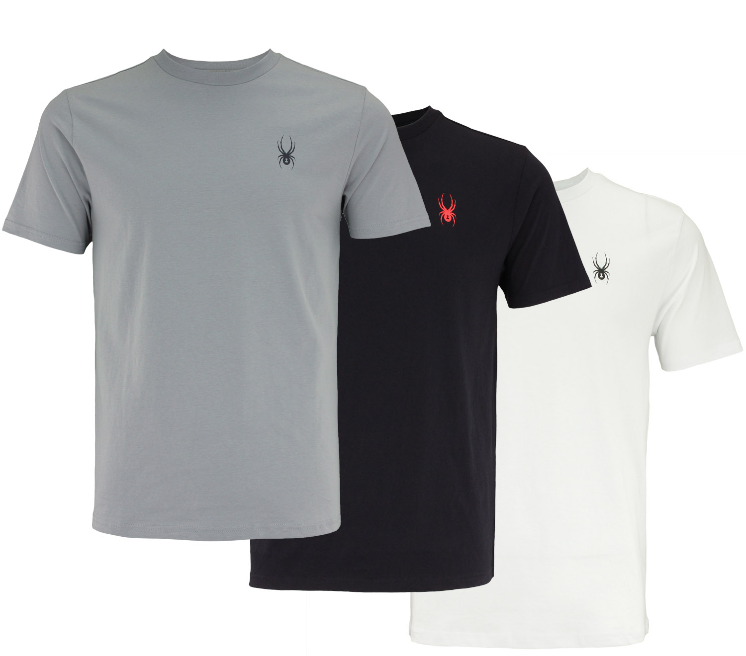 【SPYDER】Duotech Men's Wappen Short Sleeve T-Shirt SPYDER】Duotech Men's Wappen Short Sleeve T-Shirt
