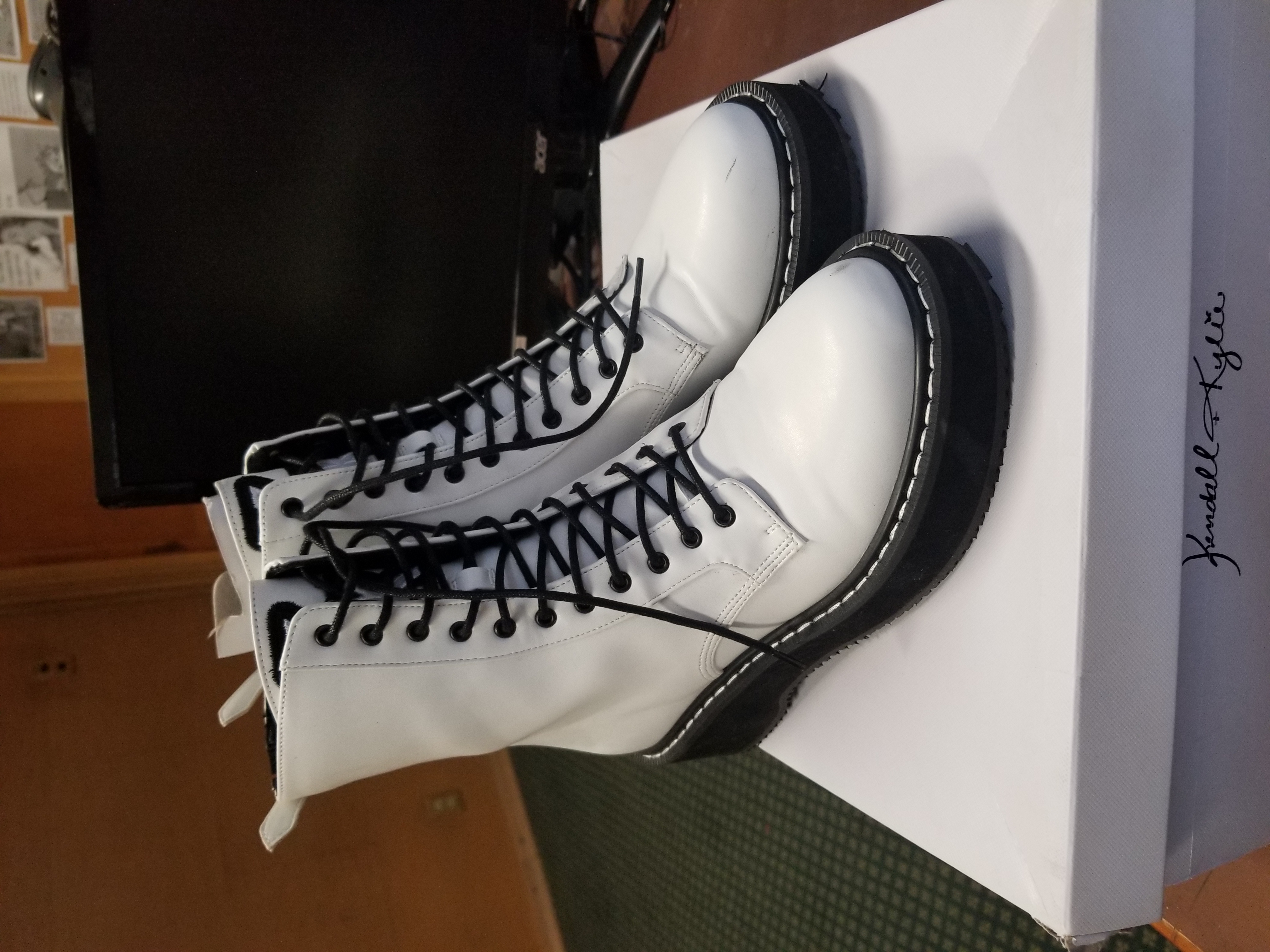 kendall kylie white boots