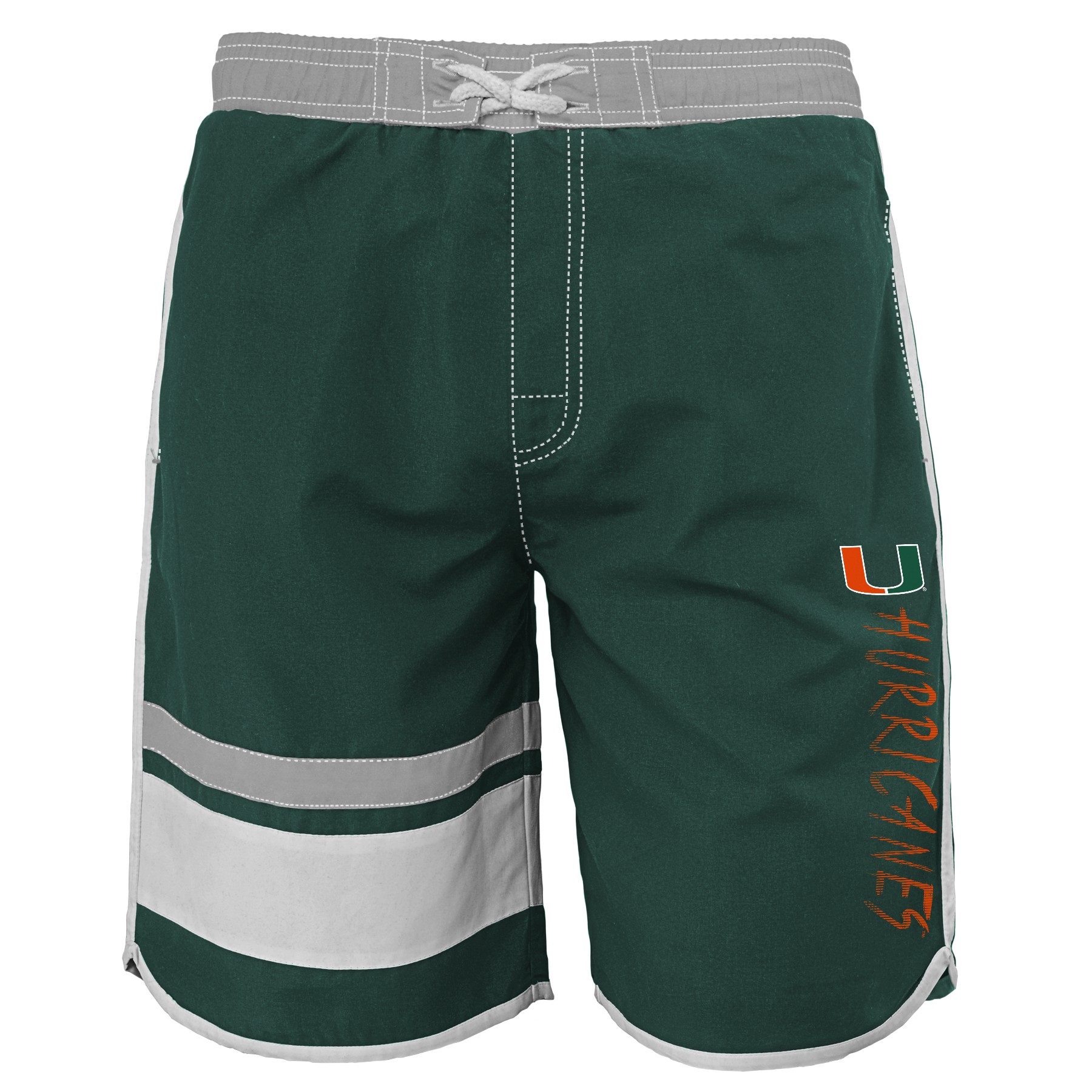 Outerstuff NCAA Youth Miami Hurricanes Color Block Swim Trunks | eBay