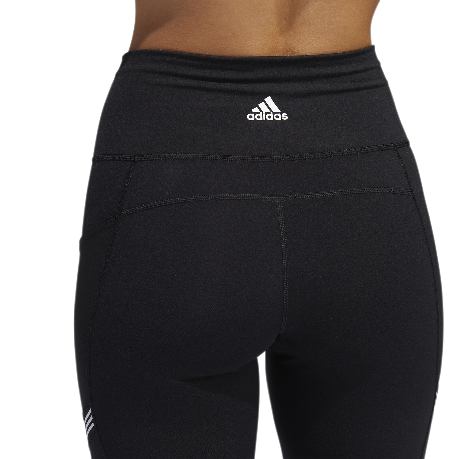 Adidas Women's Believe This High Rise 3-Stripes Tights, Black | eBay
