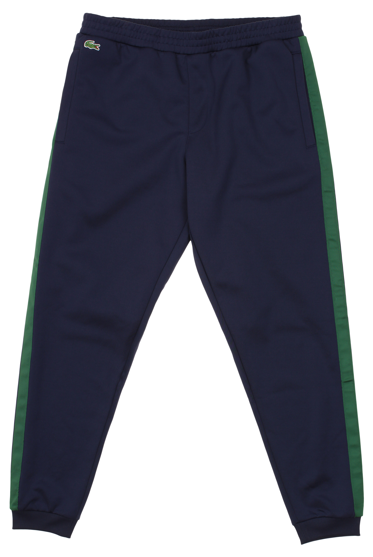 Lacoste Men's Colorblock Contrast Nylon Band Hertiage Trackpants, Navy ...