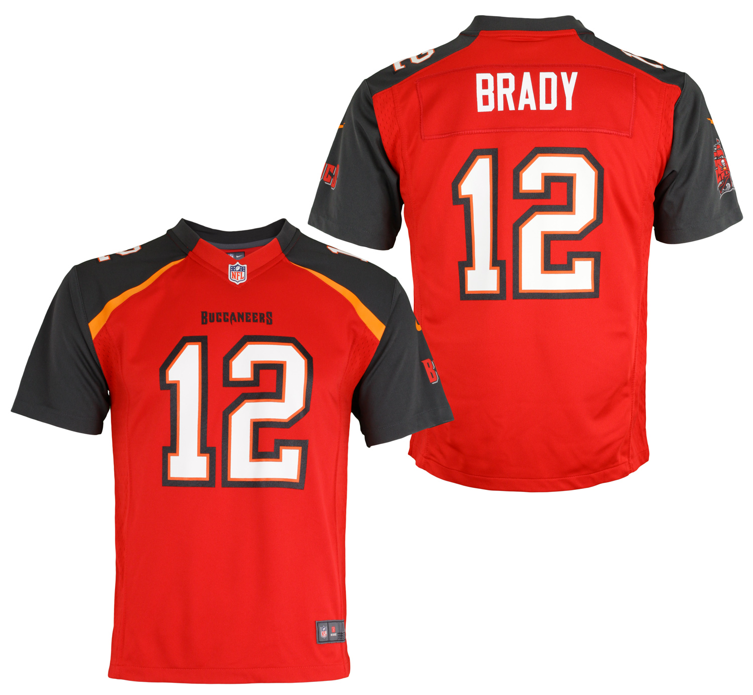 Nike NFL Youth Tampa Bay Buccaneers Tom Brady #12 Game Team Jersey | eBay