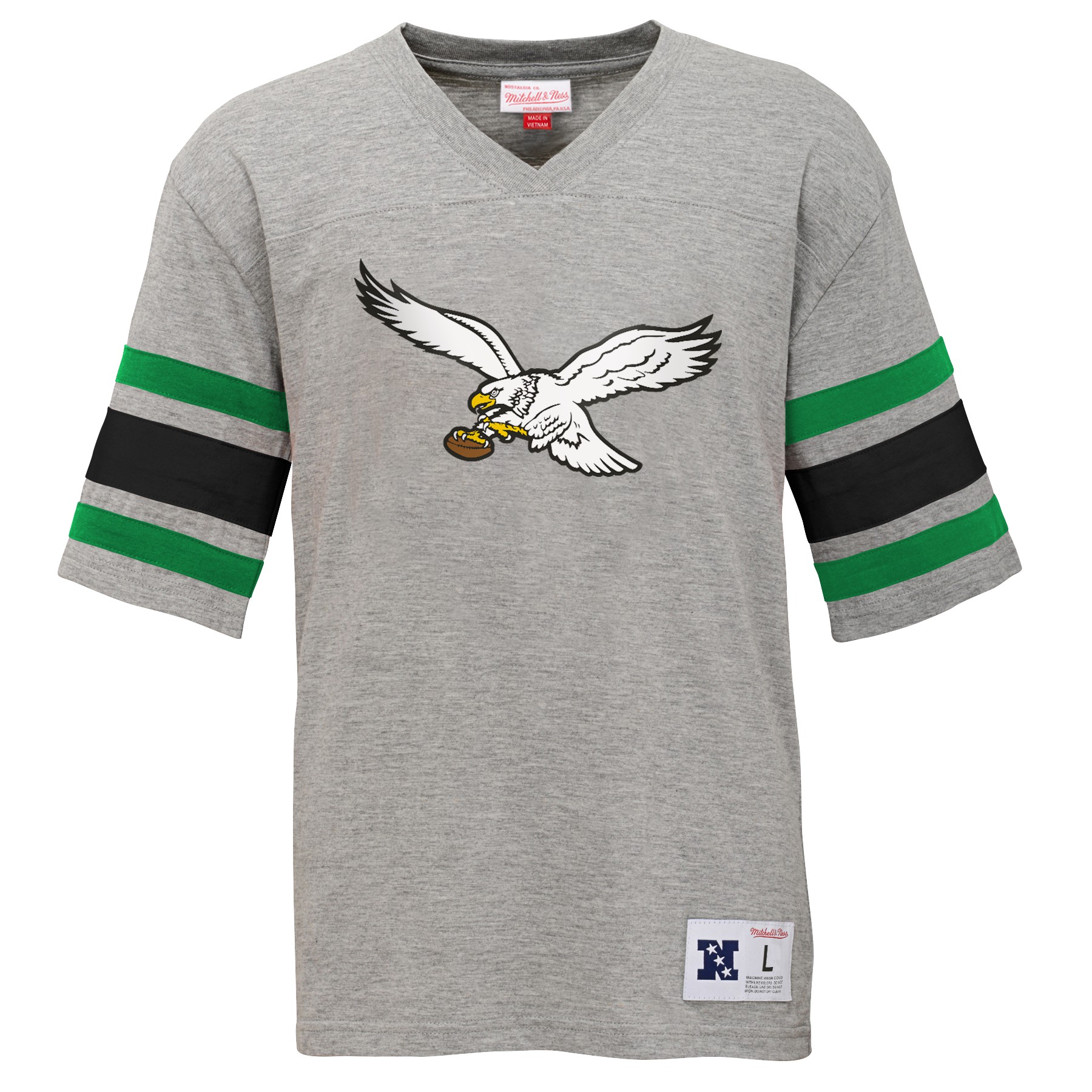 mitchell and ness eagles shirt