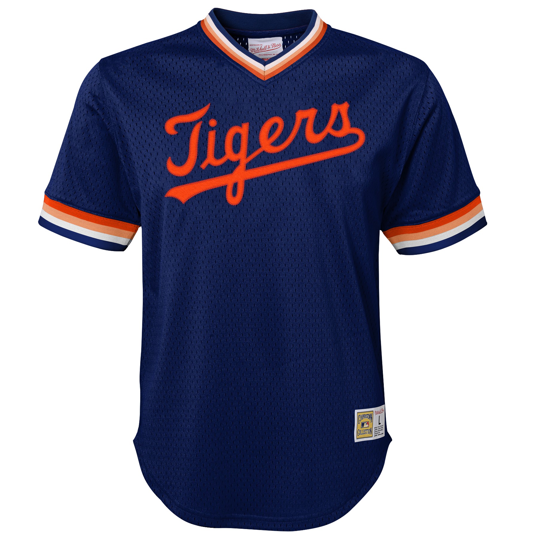 Mitchell & Ness NBA Youth (8-20) Detroit Tigers Throwback Mesh V-Neck ...