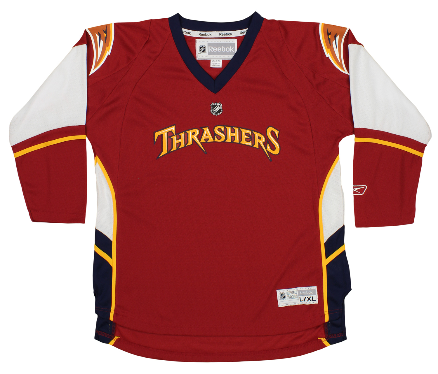 Reebok NHL Atlanta Thrashers Youth Boys (8-20) Alternate Color Replica ...