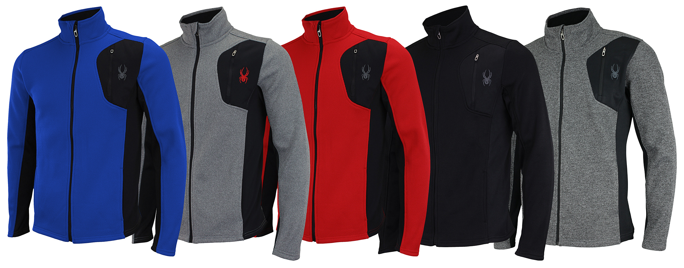 spyder men's raider full zip sweater