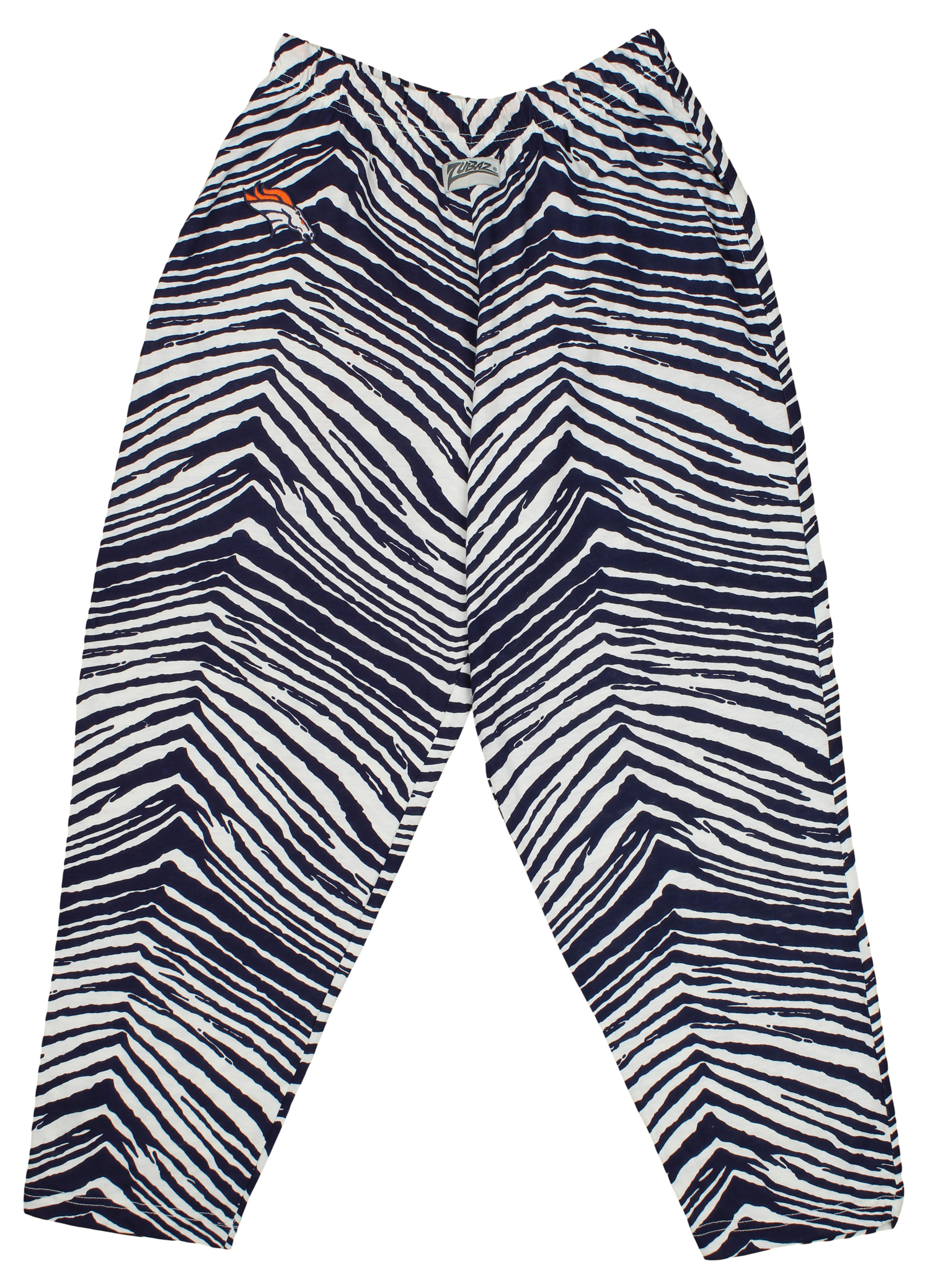 Zubaz NFL Men's Denver Broncos Single Line Zebra Print Team Pants eBay