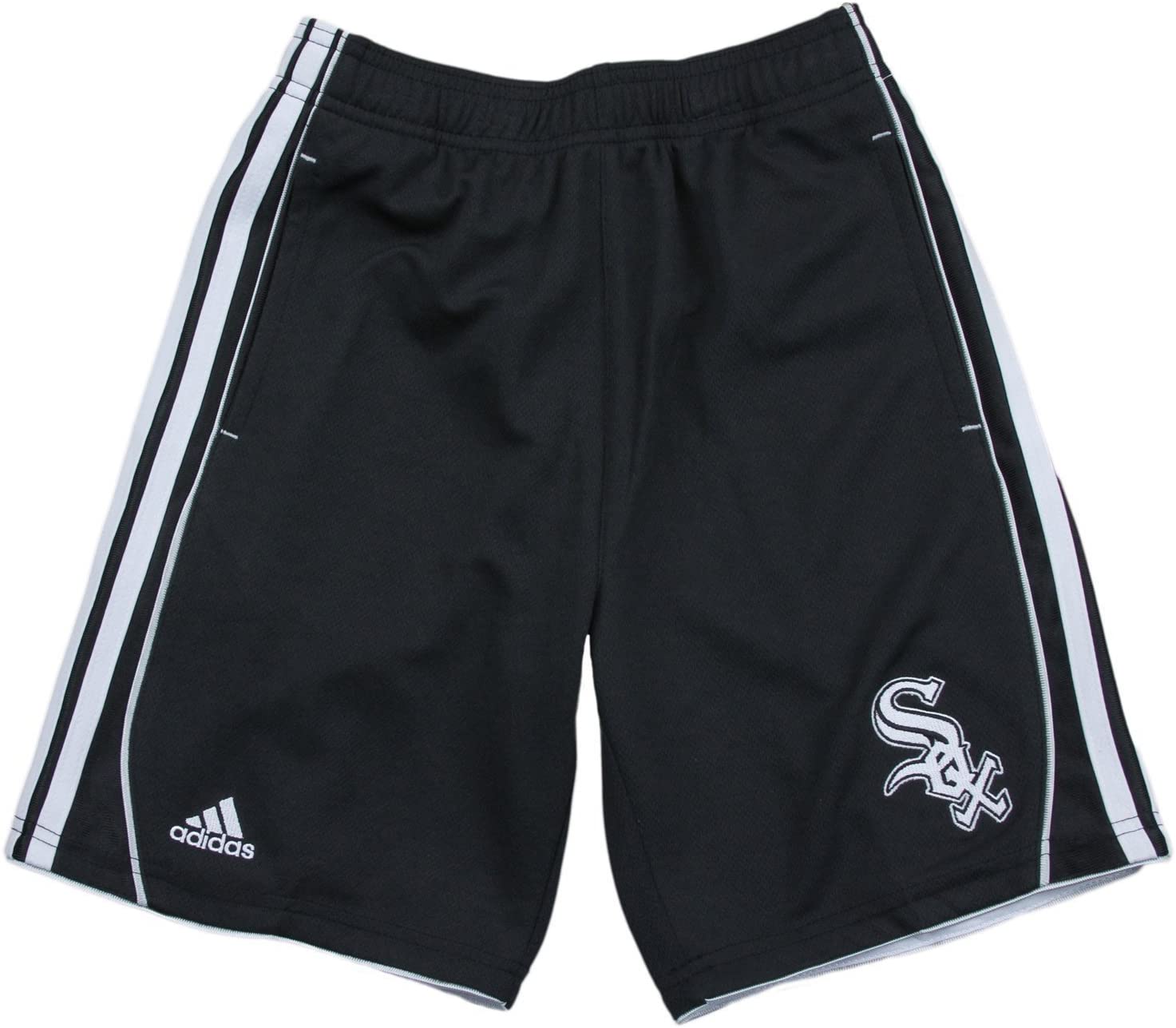 Adidas MLB Youth Boys Chicago White Sox 3-Stripe Shorts, Black | eBay